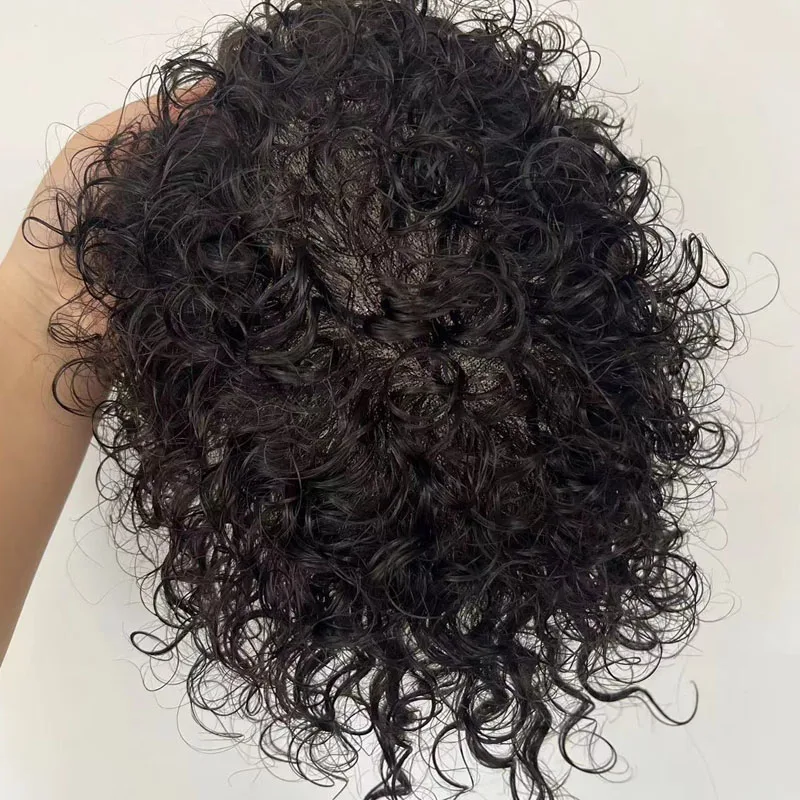 AUSTRALIA-Men Hair System with 20MM Curl and 80% Density - Image 2