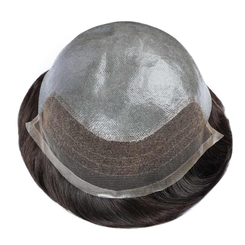 BIO Base Hair Toupee-Lace Front Hairpiece 0.08 mm Super Thin Skin - Image 5